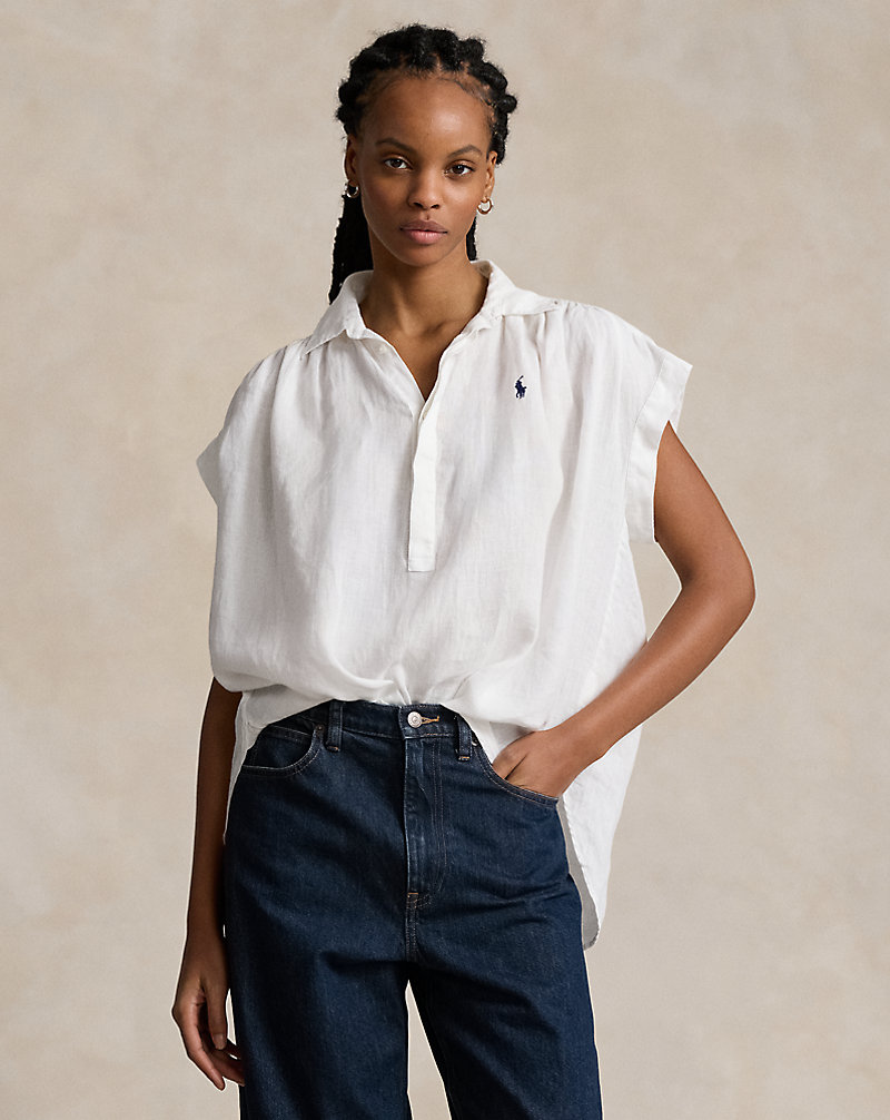 Linen Popover Shirt Polo Ralph Lauren 1