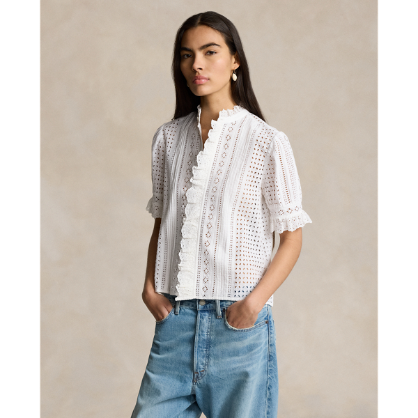 Eva Franco - Carrie Cotton Eyelet Top