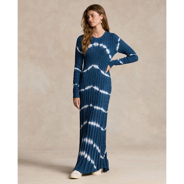 Batik-Pulloverkleid mit Zopfmuster Polo Ralph Lauren 1