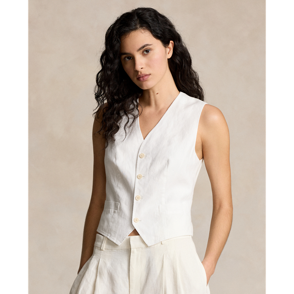 Linen-Cotton Vest Polo Ralph Lauren 1