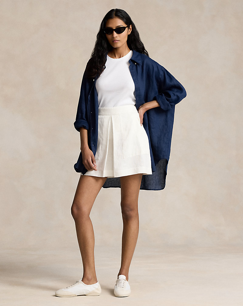 Linen Miniskirt Polo Ralph Lauren 1