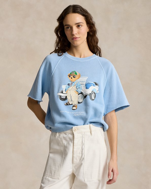 Kurzärmliges Sweatshirt mit Polo Bear