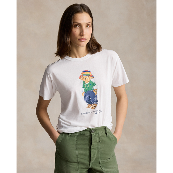 T-shirt de malha com Polo Bear
