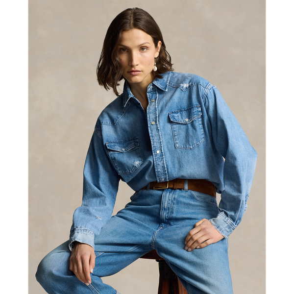 Camisa vaquera ralph lauren mujer online