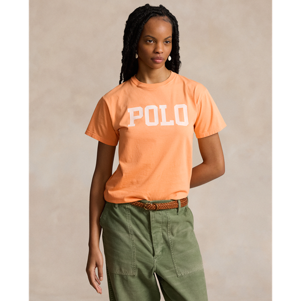 Women s Orange T Shirts Tops Ralph Lauren UK