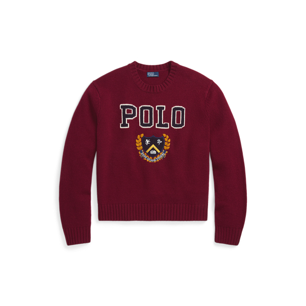 Polo crest sweater deals