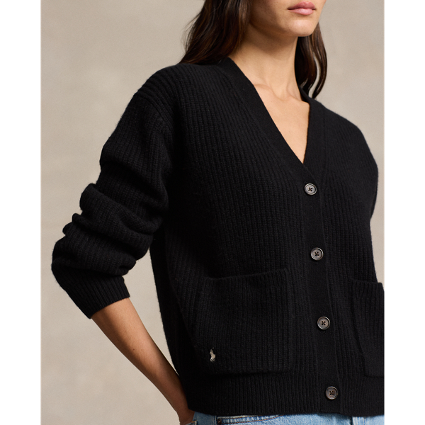 Cashmere v neck cardigan store