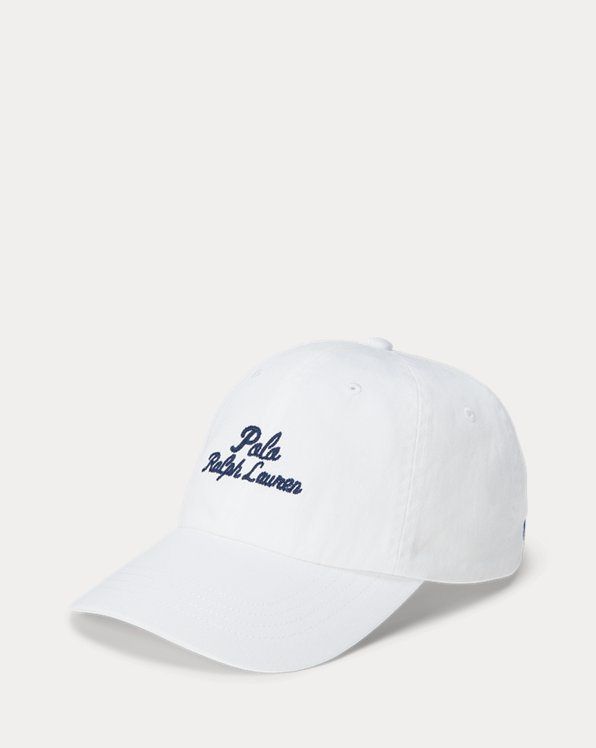Gorra de sarga con logotipo bordado