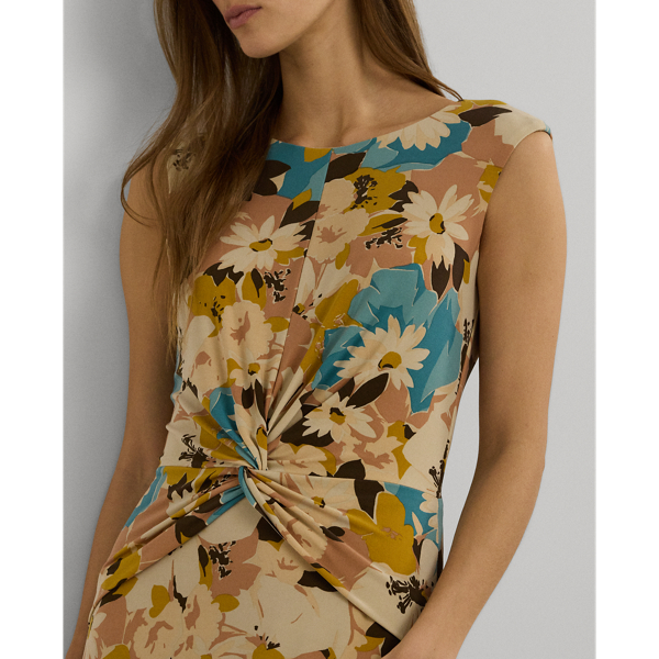 Lauren ralph lauren floral jersey dress online
