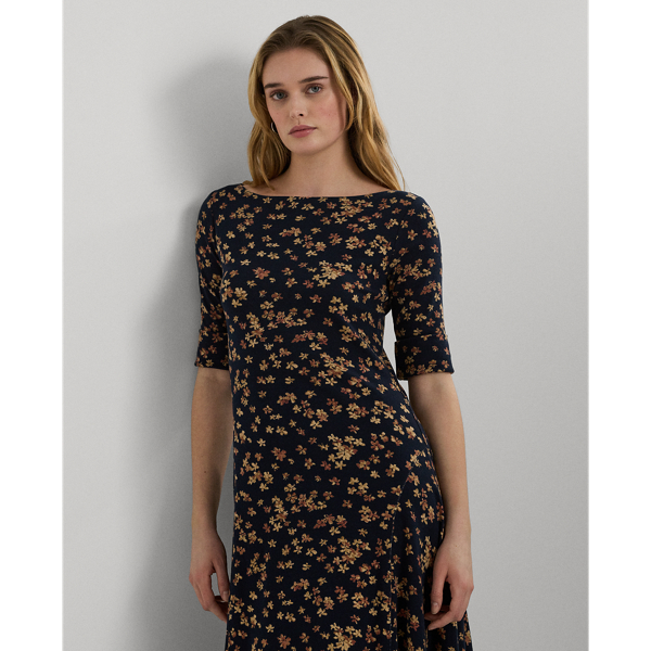 Floral stretch dress hotsell
