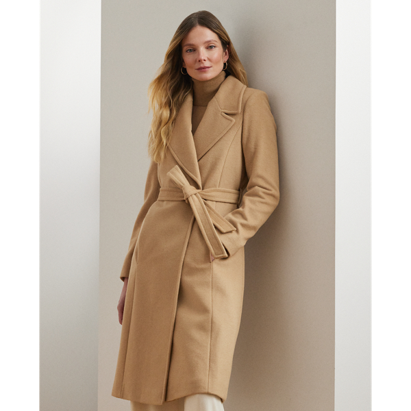 Lauren ralph lauren wool wrap coat online