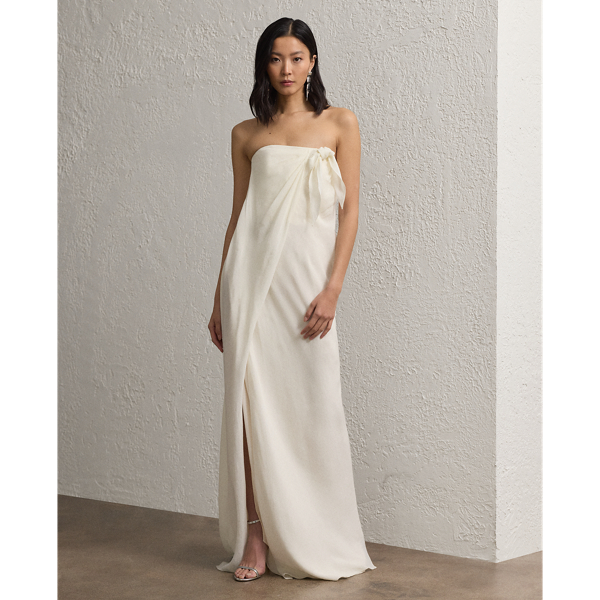 Robe du soir Brigitta en voile de lin