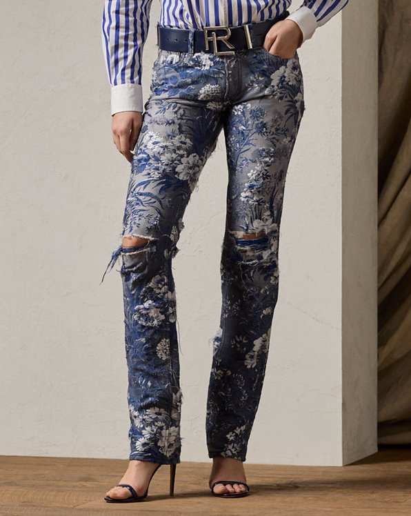 Embellished 160 Slim Denim Jean