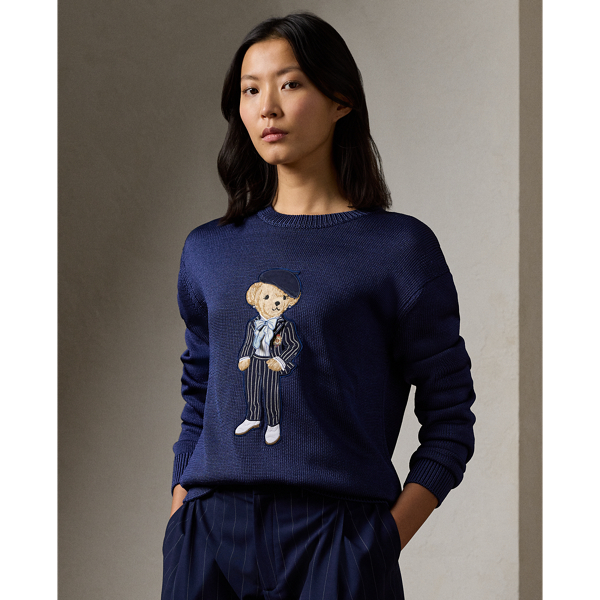 Cricket Polo Bear Silk Sweater Ralph Lauren Collection 1
