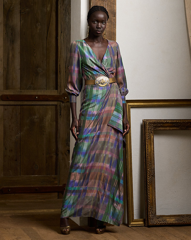 Abendkleid Saundra aus Habotai-Seide Ralph Lauren Collection 1