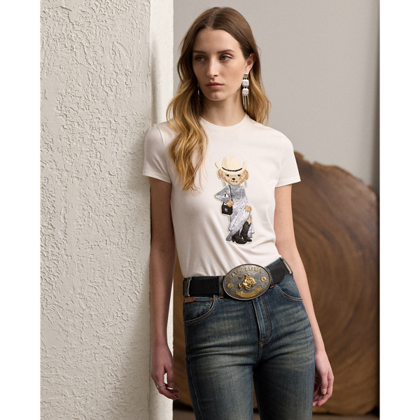 Women s Polo Bear T Shirts Tops Ralph Lauren GF