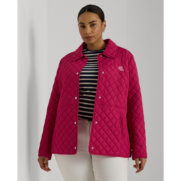 Diamond-Quilted Jacket