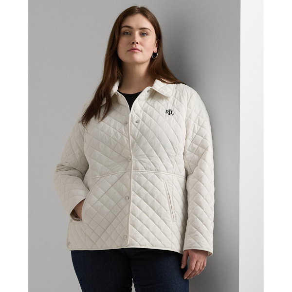 Diamond-Quilted Jacket