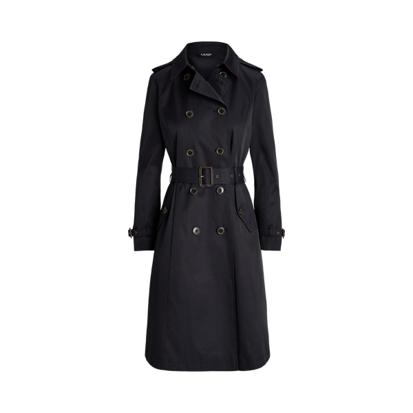 Double Breasted Belted Trench Coat