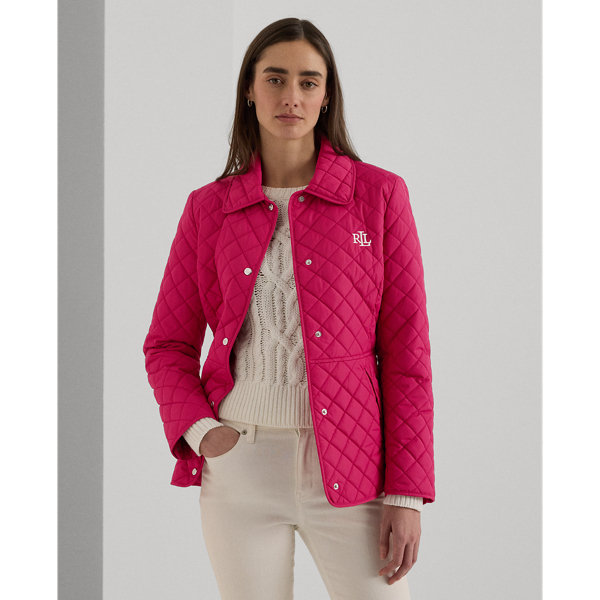 Diamond-Quilted Jacket