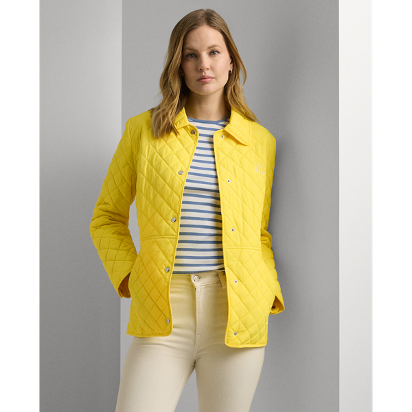 Women's Yellow Quilted Coats & Outerwear