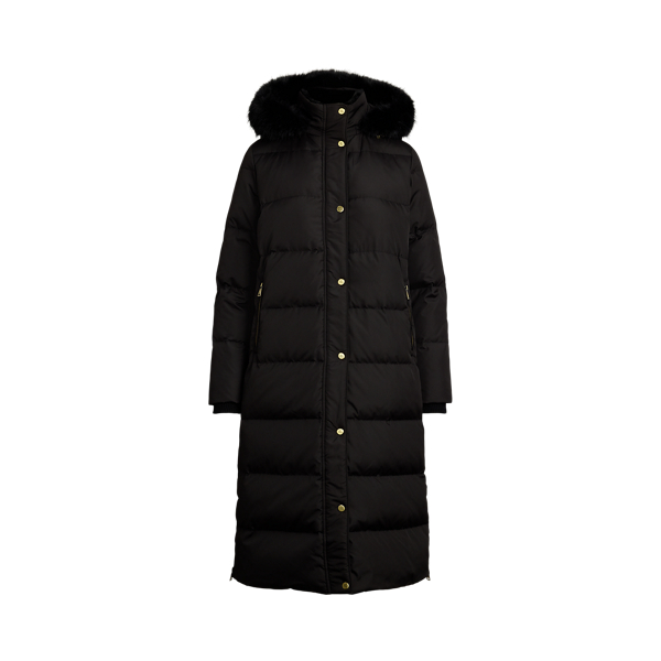 Doudoune capuche bordée fausse fourrure pour femme Ralph Lauren® FR