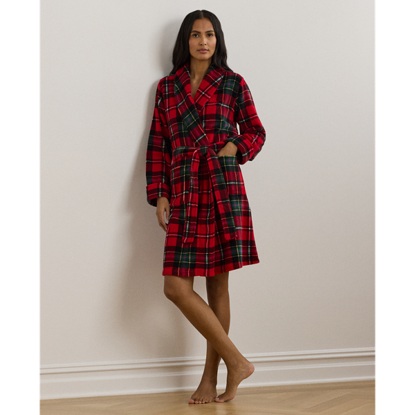 Plaid Shawl-Collar Robe for Women | Ralph Lauren® IN