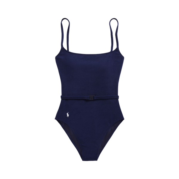 Lauren by Ralph Lauren Women Swimwear Blue White Size 16 Stripe Tankini
