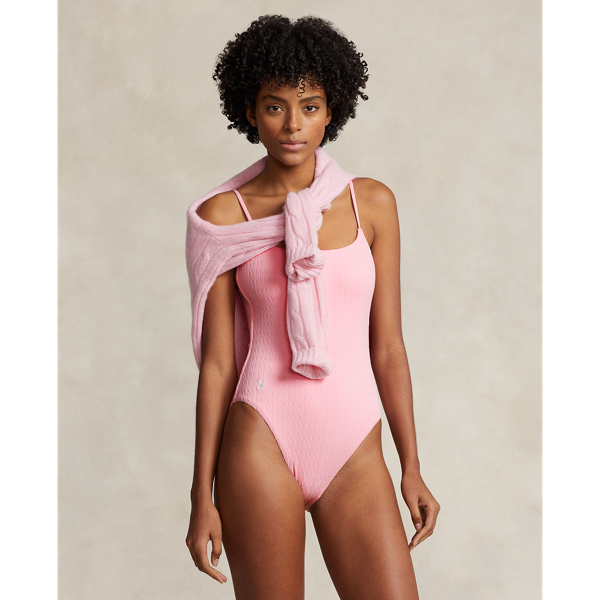 Cable One-Piece Swimsuit