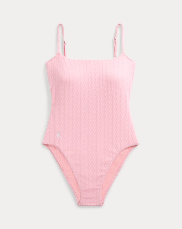 Cable One-Piece Swimsuit