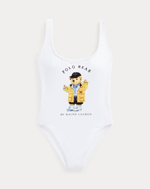 Polo Bear Scoop One-Piece Swimsuit