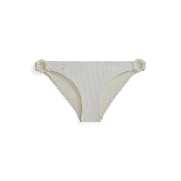 CableMotif ORing Bikini Bottom for Women Ralph Lauren® UK