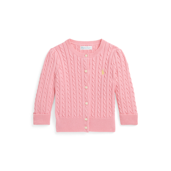 Mini-Cable Cotton Cardigan Baby Girl 1