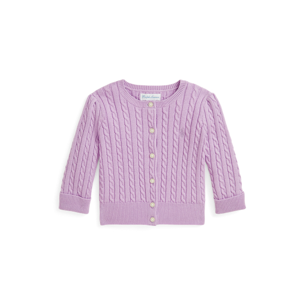 Baby girl lilac cardigan hotsell