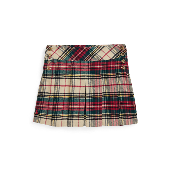 Plaid Pleated Cotton Twill Skirt für Mädchen | Ralph Lauren® DE
