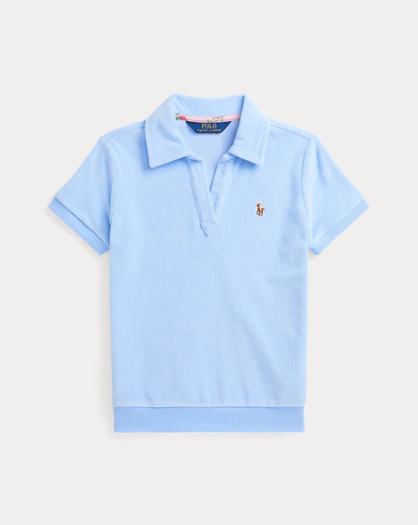 Terry Short-Sleeve Polo Shirt