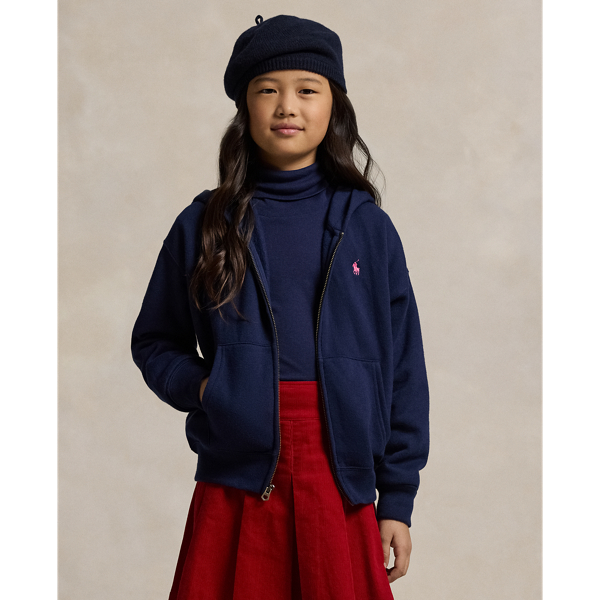 Girls polo hoodie hot sale