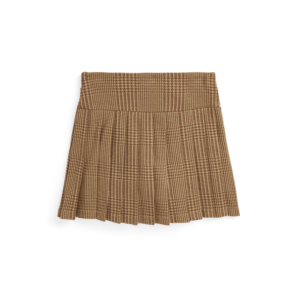 [폴로] Plaid Pleated Double-Knit Skort