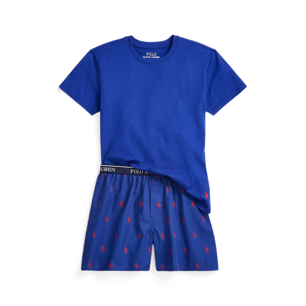 Polo Pony Tee & Boxer Sleep Set