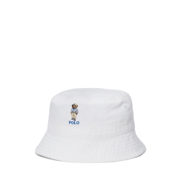 Polo Bear Cotton Twill Bucket Hat