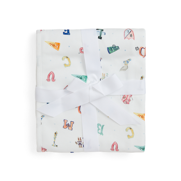 Ralph Lauren Baby Blankets Girl Boy Cotton Swaddle Blankets
