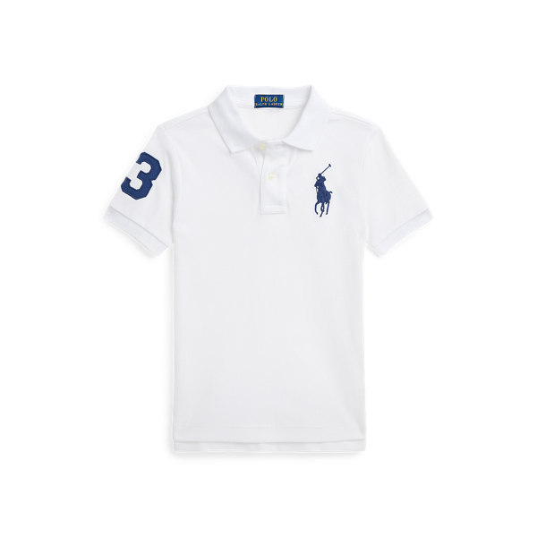 Big Pony Cotton Mesh Polo Shirt BOYS 1.5–6 YEARS 1