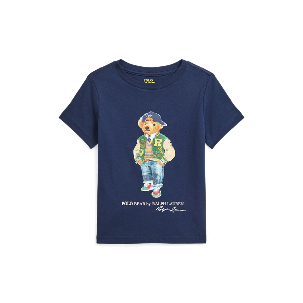 Polo Bear Cotton Jersey T Shirt