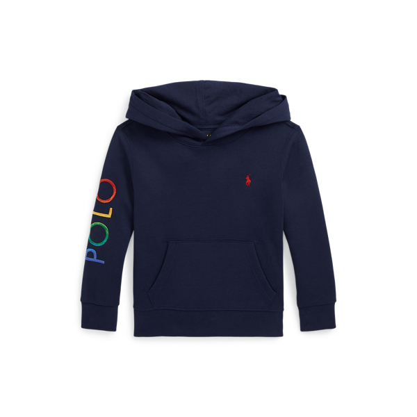 Ombre Logo Double-Knit Hoodie