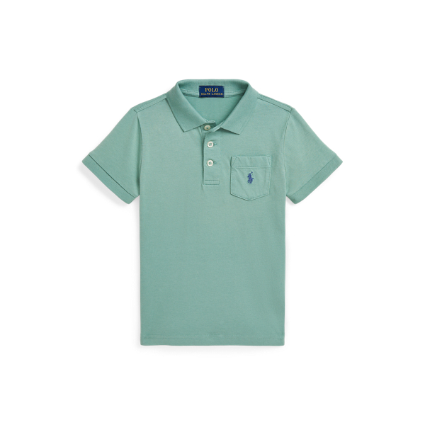 Cotton Jersey Pocket Polo Shirt