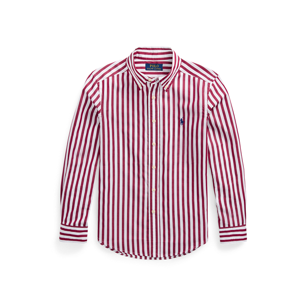 Striped Cotton Poplin Shirt