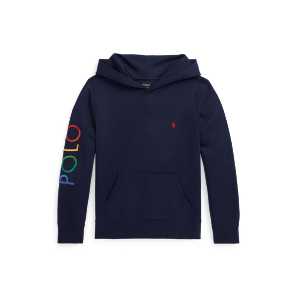 Ombre Logo Double-Knit Hoodie