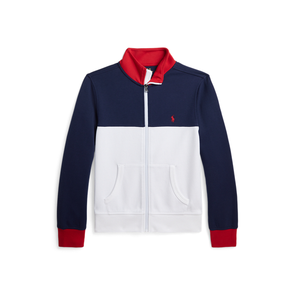 Logo Double-Knit Track Jacket