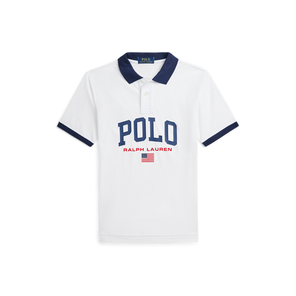 Poloshirt aus Baumwolljersey mit Logo