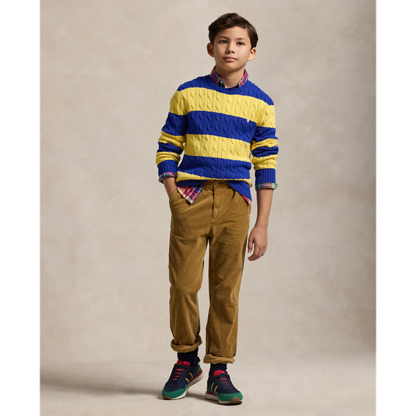 boys grey corduroy pant